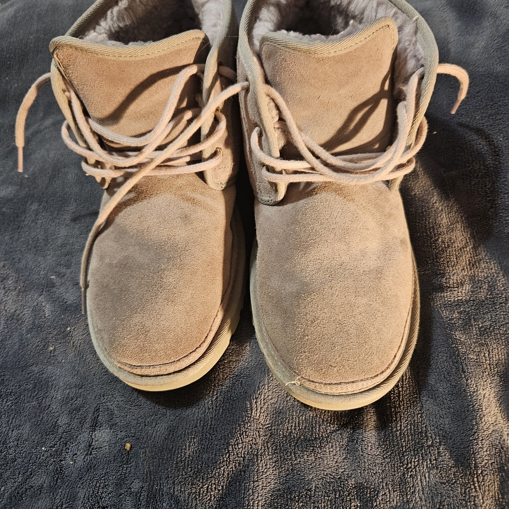 UGG Purple Lace Up Boots